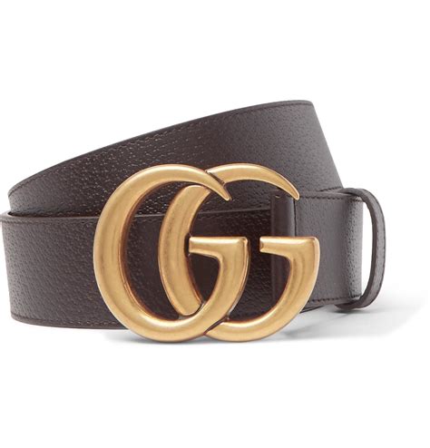 gucci brown mens belt|black gucci belt men's.